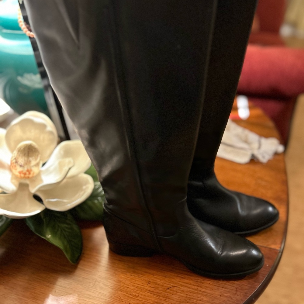 LAUREN RALPH LAUREN MASIKA LEATHER RIDING BOOTS SIZE 7.5B - Picture 10 of 11
